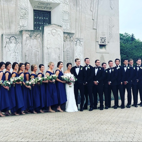 Alfred Sung Style D722 in Onyx- Size 4 (unaltered) - Picture 3 of 3